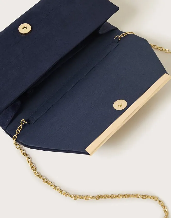 Pleat Trim Occasion Clutch Bag Women Monsoon Bags and Purses