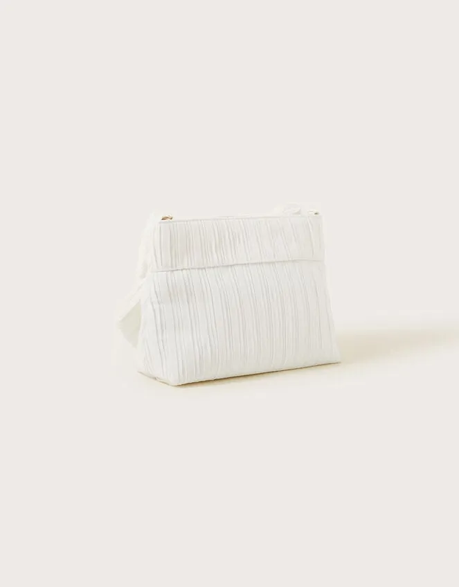 Pleated Bow Bag Women Monsoon Bags and Purses