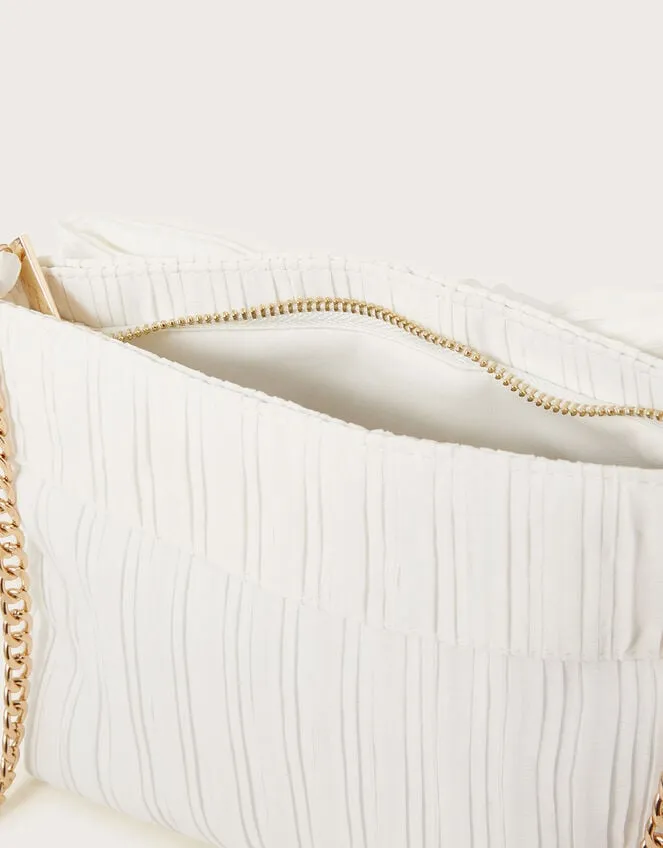 Pleated Bow Bag Women Monsoon Bags and Purses
