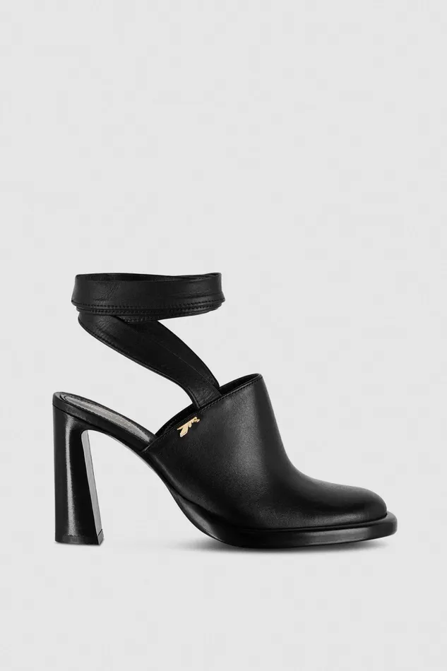 Pumps Women Patrizia Pepe Mule Sandals With Laces Nero