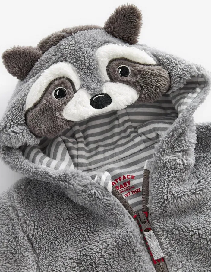 Raccoon Pramsuit Baby FatFace Puddlesuits Pramsuits and Snowsuits