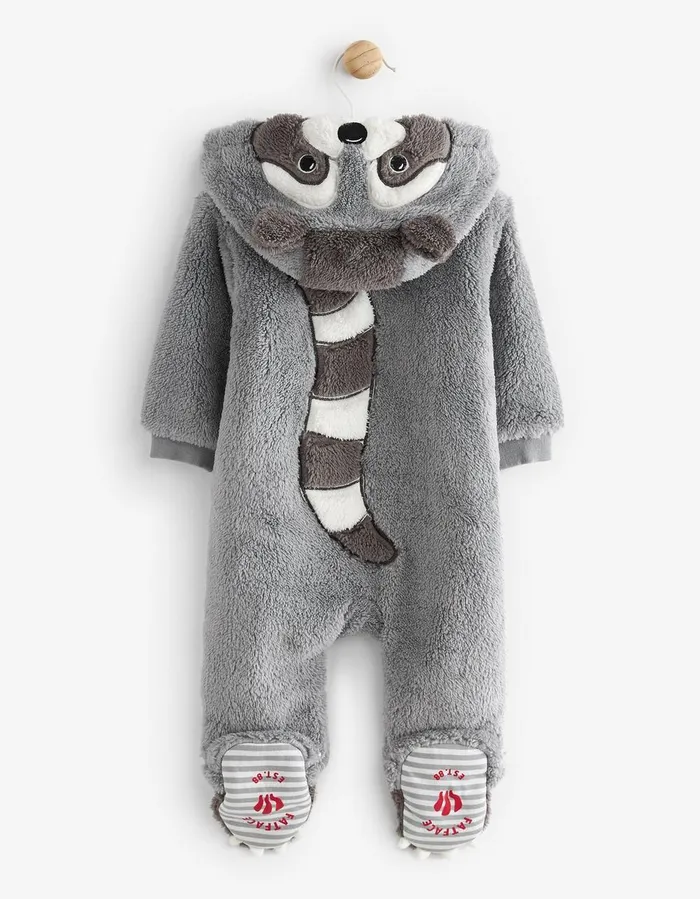 Raccoon Pramsuit Baby FatFace Puddlesuits Pramsuits and Snowsuits