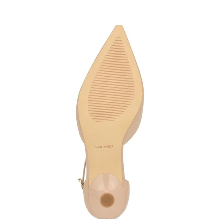 Racha Ankle Strap Pumps Barely Nude Women Nine West Heels