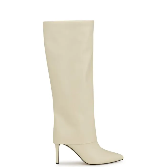 Radish Dress Boots Ivory Women Nine West Boots and Booties