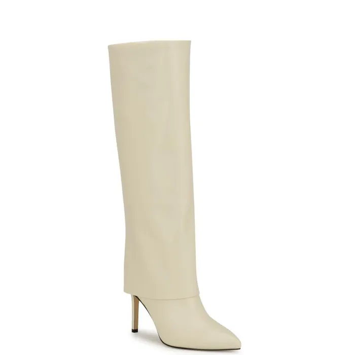 Radish Dress Boots Ivory Women Nine West Boots and Booties