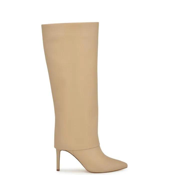 Radish Dress Boots Light Natural Women Nine West Boots and Booties