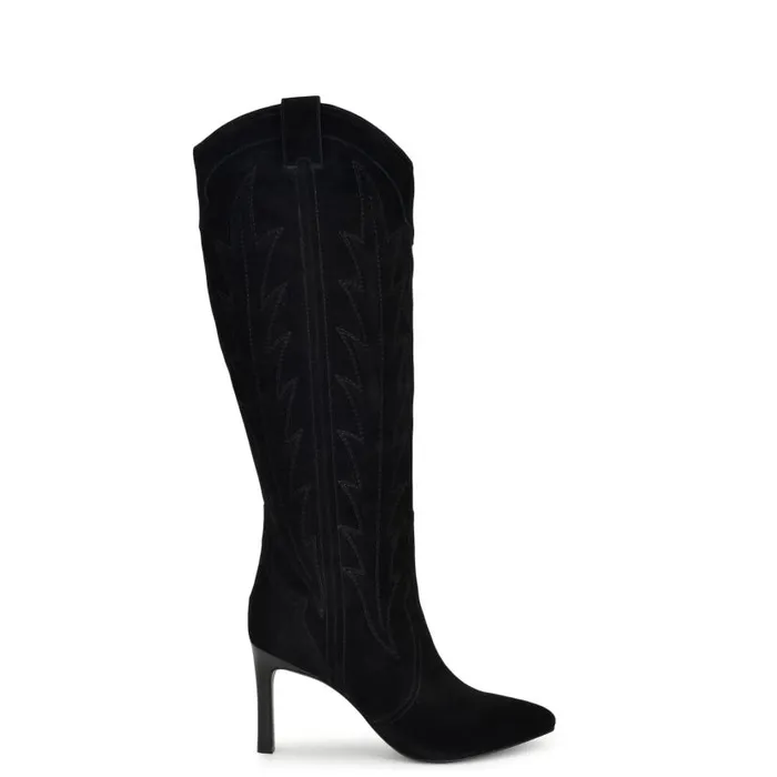 Radory Western Boots Blackblack Women Nine West Boots and Booties