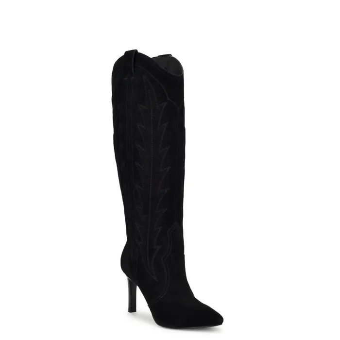 Radory Western Boots Blackblack Women Nine West Boots and Booties