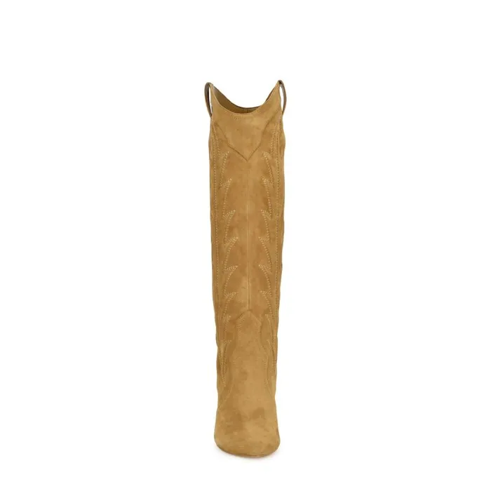Radory Western Boots Tan Suede Women Nine West Boots and Booties