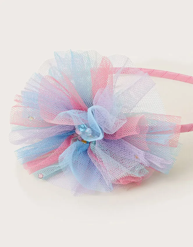 Rainbow Tulle Headband Children Monsoon Girls039 Hair Accessories