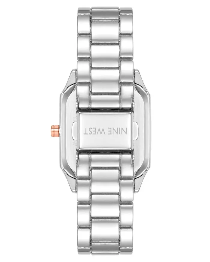 Rectangular Case Bracelet Watch Silverrose Gold WomenMen Nine West Watches