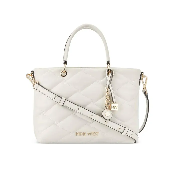 Regan Elite Satchel Milk WomenMen Nine West Satchels and Shoulder Bags