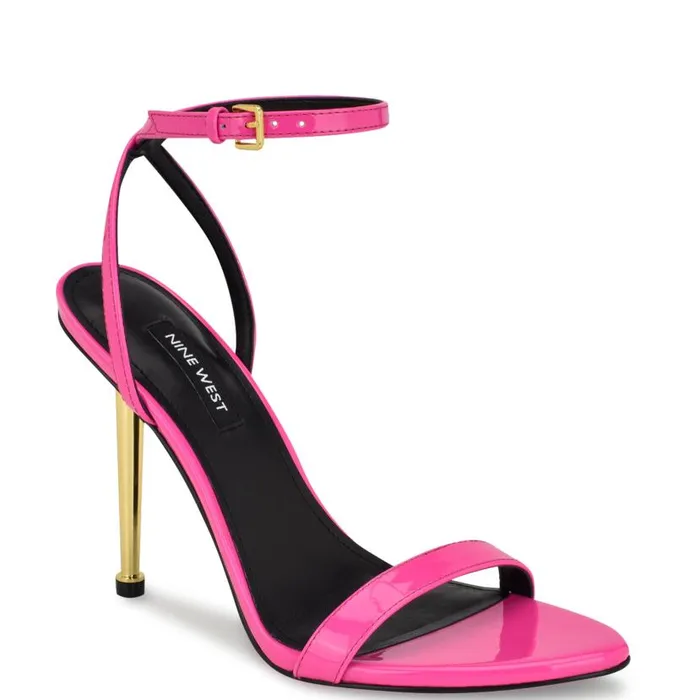 Reina Ankle Strap Sandals Bright Pink Women Nine West Sandals