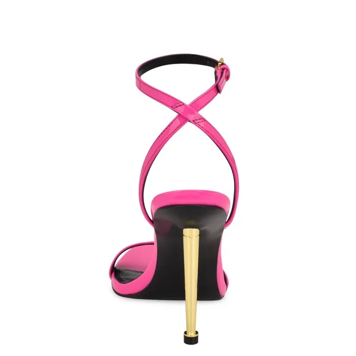 Reina Ankle Strap Sandals Bright Pink Women Nine West Sandals
