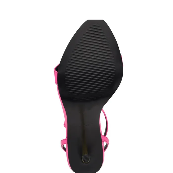 Reina Ankle Strap Sandals Bright Pink Women Nine West Sandals