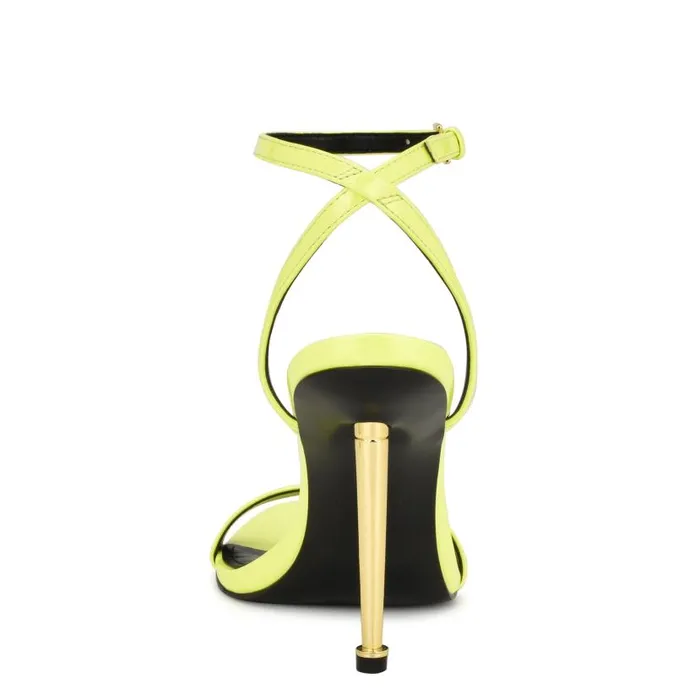 Reina Ankle Strap Sandals Yellow Women Nine West Sandals