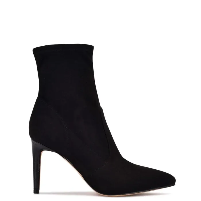 Reves Dress Booties Black Suede Women Nine West Boots and Booties