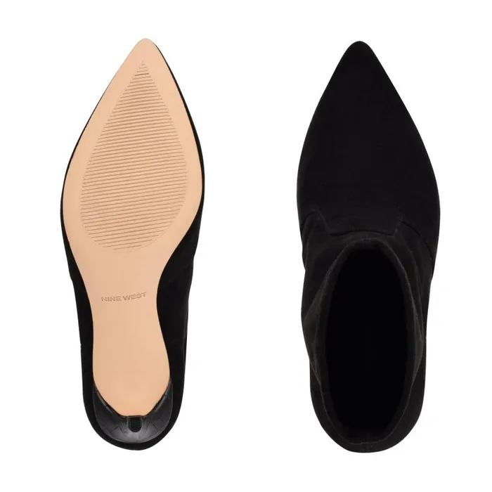 Reves Dress Booties Black Suede Women Nine West Boots and Booties