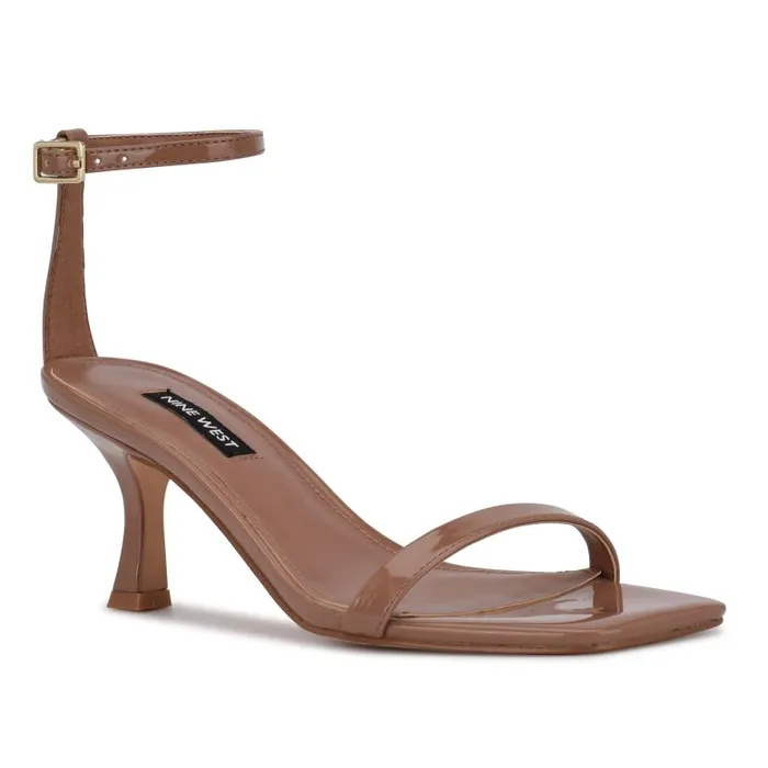 Ripe Heeled Sandals Clay Patent Women Nine West Sandals