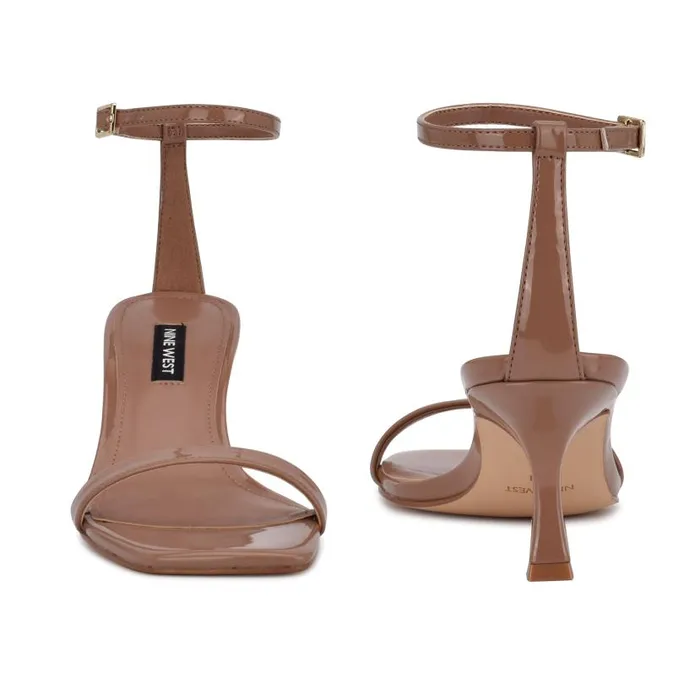 Ripe Heeled Sandals Clay Patent Women Nine West Sandals