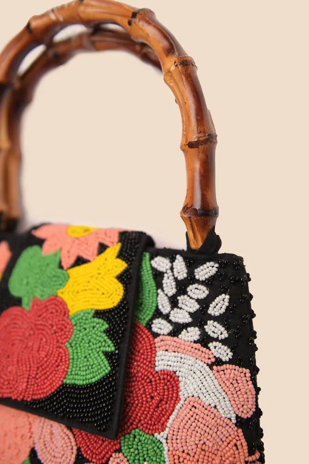 RIXO Bags Gabrielle Floral Embroidery 8211 Women RIXO Bags Gabrielle Floral Embroidery 8211 Women