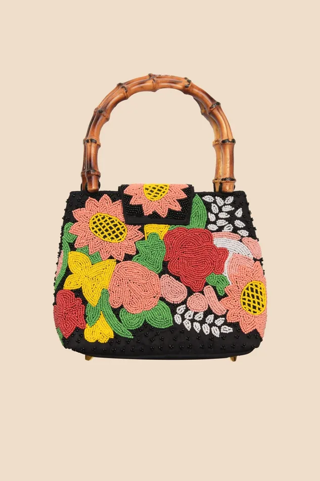 RIXO Bags Gabrielle Floral Embroidery 8211 Women RIXO Bags Gabrielle Floral Embroidery 8211 Women