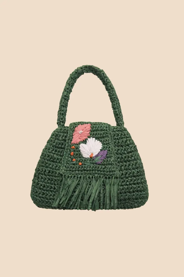 RIXO Bags Sherrie Green Embroidery 8211 Women RIXO Bags Sherrie Green Embroidery 8211 Women