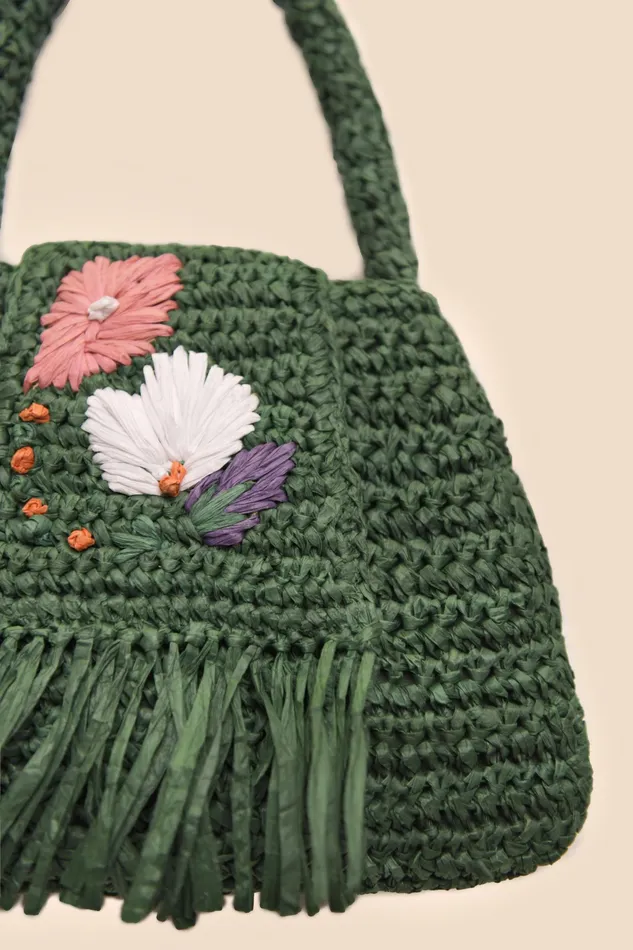 RIXO Bags Sherrie Green Embroidery 8211 Women RIXO Bags Sherrie Green Embroidery 8211 Women