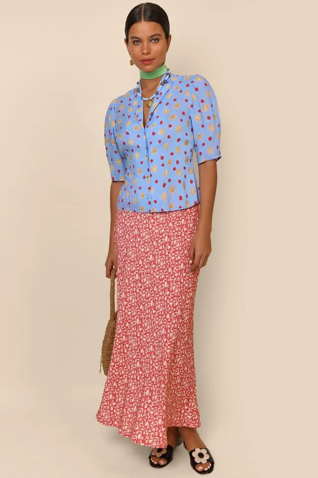 RIXO Tops Caterina Sun Petal Serenity 8211 Women