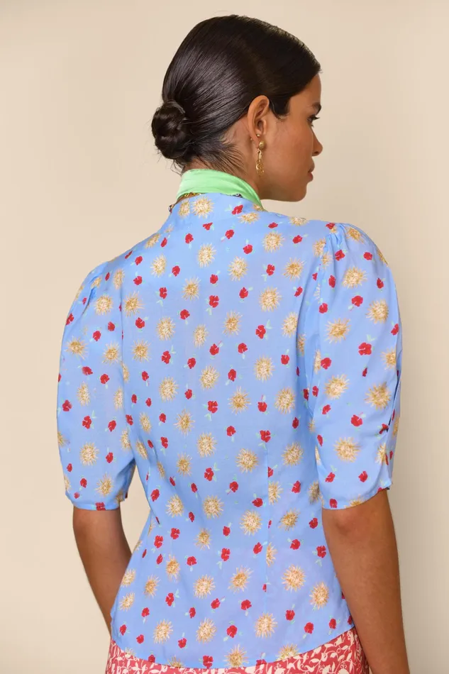 RIXO Tops Caterina Sun Petal Serenity 8211 Women
