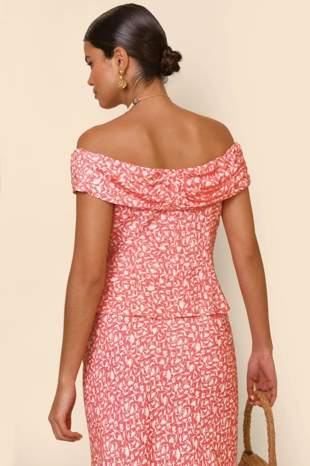 RIXO Tops Giuletta Lily Trail Rose 8211 Women RIXO Tops Giuletta Lily Trail Rose 8211 Women