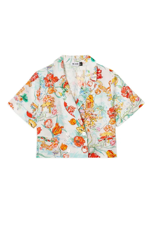 RIXO Tops Milan Holiday 8211 Women RIXO Tops Milan Holiday 8211 Women