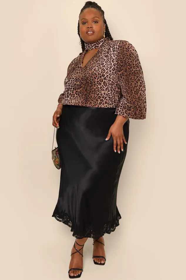 RIXO Tops Moss Leopard 8211 Women RIXO Tops Moss Leopard 8211 Women