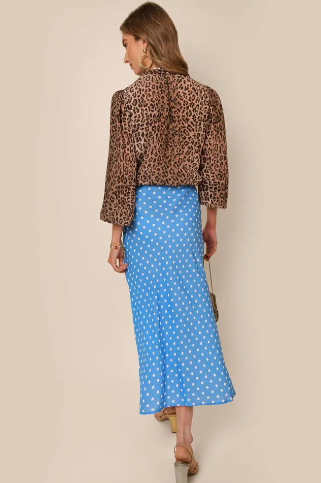 RIXO Tops Moss Leopard 8211 Women RIXO Tops Moss Leopard 8211 Women