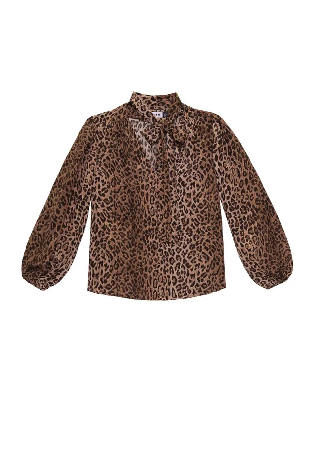 RIXO Tops Moss Leopard 8211 Women RIXO Tops Moss Leopard 8211 Women