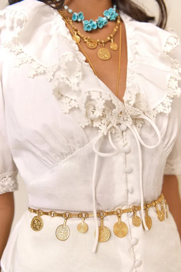 RIXO Tops Rihanna Ivory 8211 Women RIXO Tops Rihanna Ivory 8211 Women