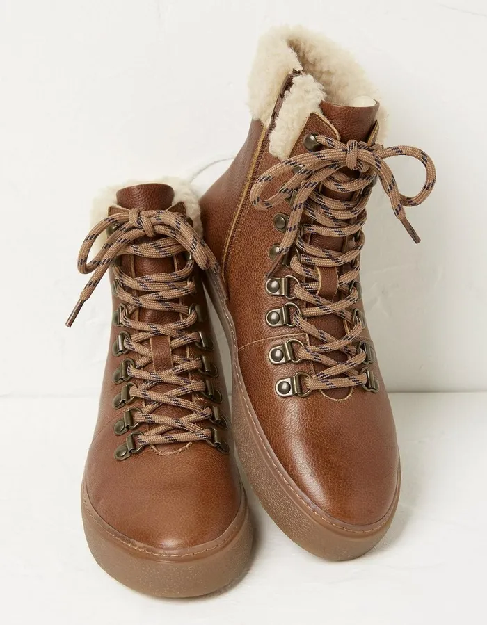 Romy Hybrid Hiker Ankle Boot Tan Women FatFace Boots