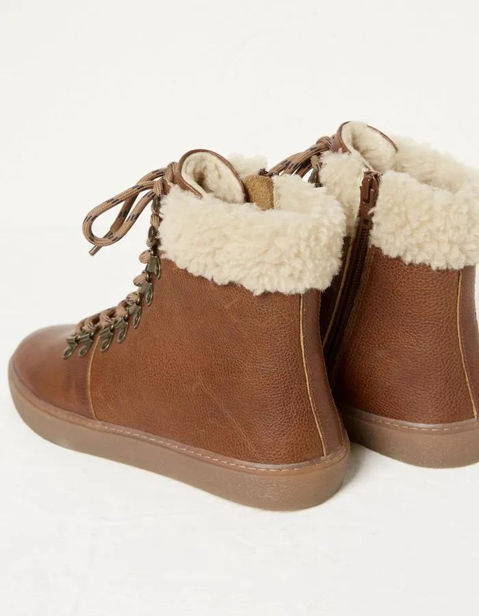 Romy Hybrid Hiker Ankle Boot Tan Women FatFace Boots