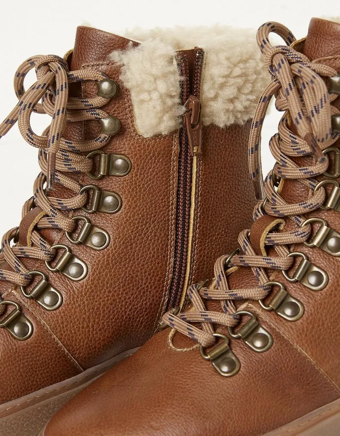 Romy Hybrid Hiker Ankle Boot Tan Women FatFace Boots