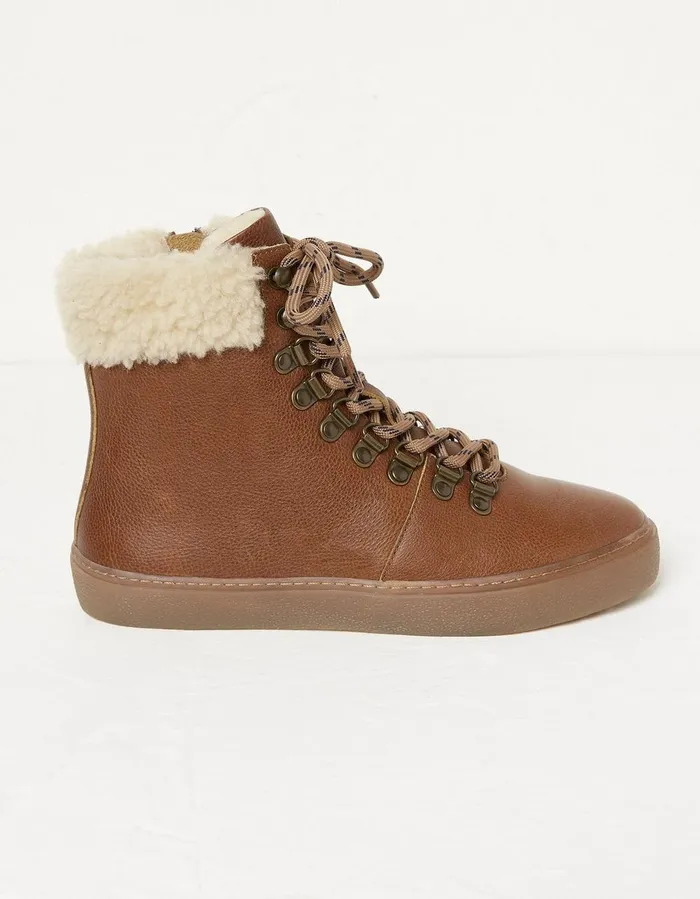 Romy Hybrid Hiker Ankle Boot Tan Women FatFace Boots