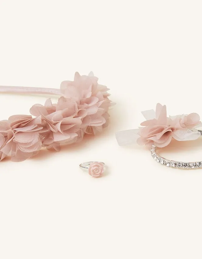 Ruffle Bridesmaid Accessory Set Children Monsoon Girls039 Hair Accessories