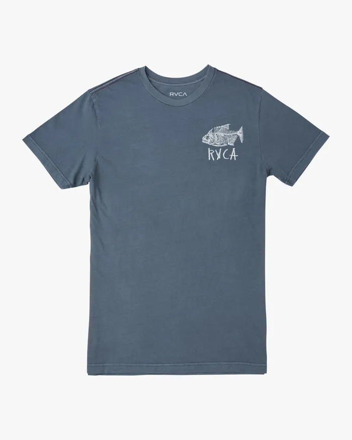 RVCA Mens Artist Tees Ben Horton Dead See Short Sleeve Tee Slate Slt