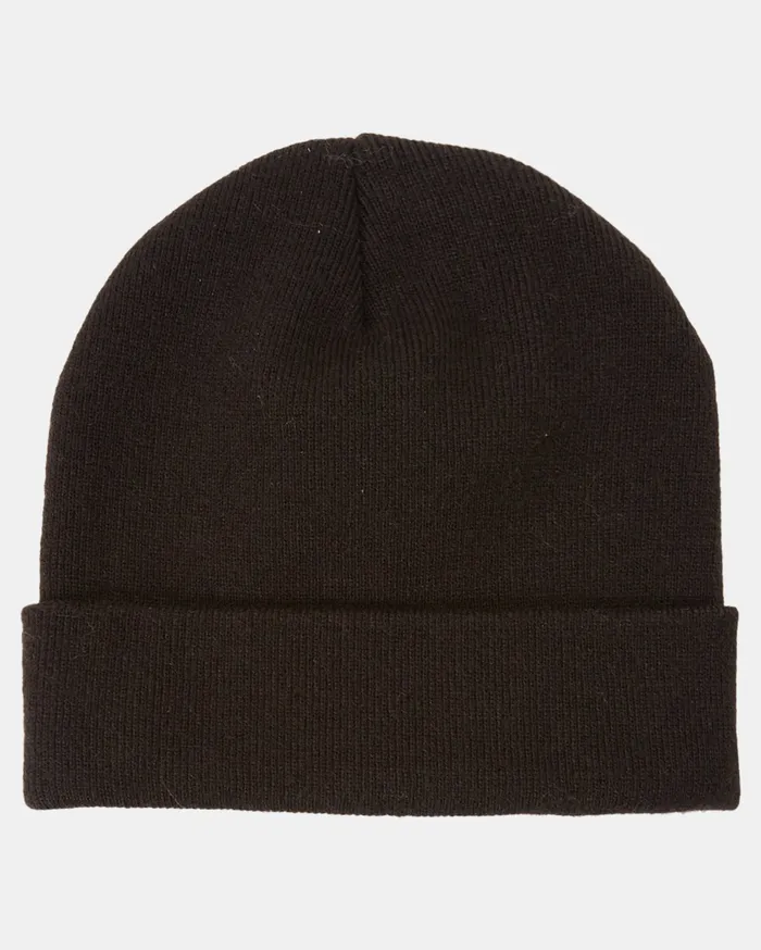 RVCA Mens Hats Matty Matheson Matty Xxl Beanie Black Blk Gift 4 You