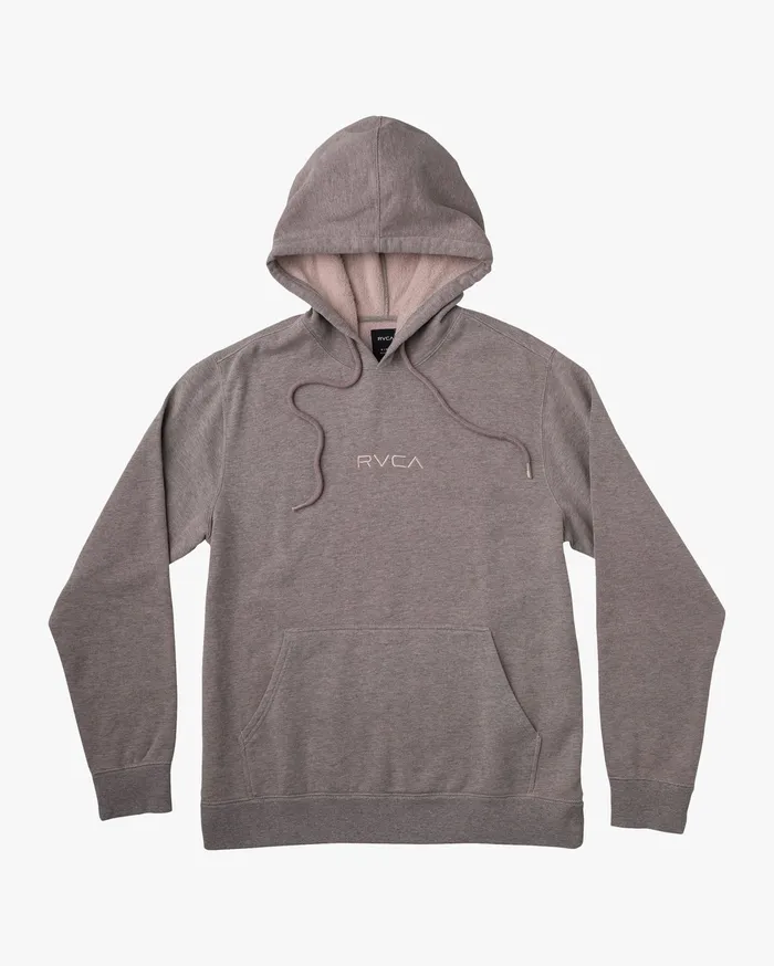 RVCA Mens Hoodies Shane Overdye Pullover Hoodie Pale Mauve Pal Near Me