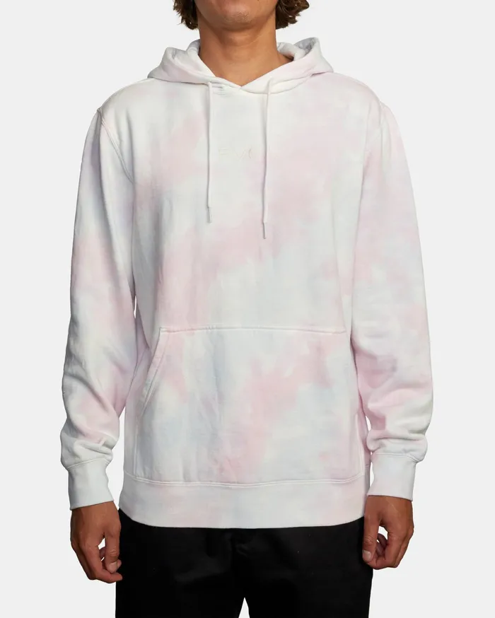 RVCA Mens Hoodies Tonally TieDye Iii Pullover Hoodie White Tie Dye Wbb6 Gift 4 You