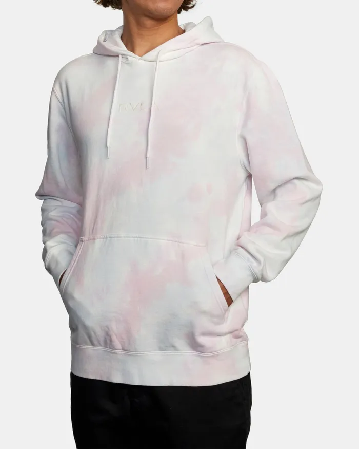 RVCA Mens Hoodies Tonally TieDye Iii Pullover Hoodie White Tie Dye Wbb6 Gift 4 You