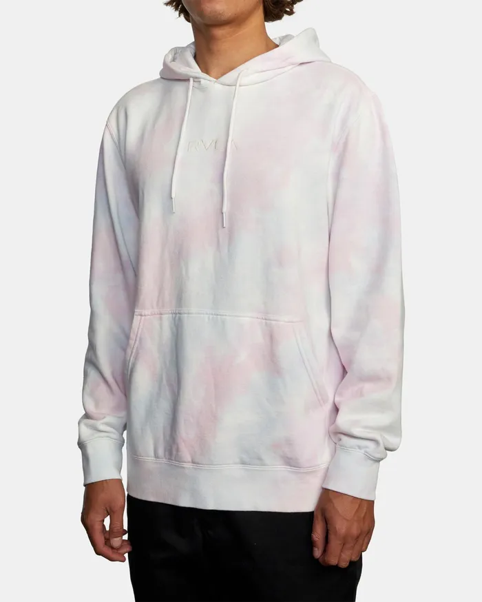 RVCA Mens Hoodies Tonally TieDye Iii Pullover Hoodie White Tie Dye Wbb6 Gift 4 You