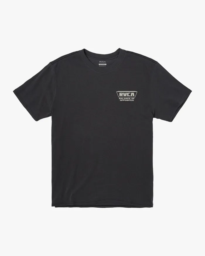 RVCA Mens Short Sleeves Clawed Short Sleeve Tee Black Blk