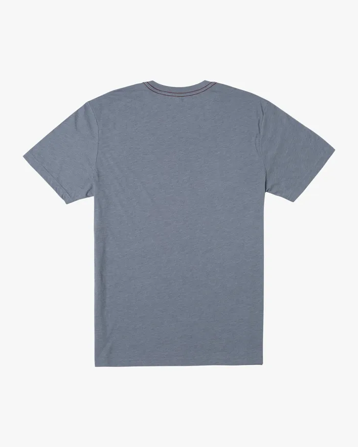 RVCA Mens Short Sleeves Rvca Devils Short Sleeve Tee Slate Slt