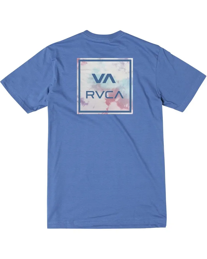 RVCA Mens Short Sleeves Va All The Way Short Sleeve Tee French Blue Frb